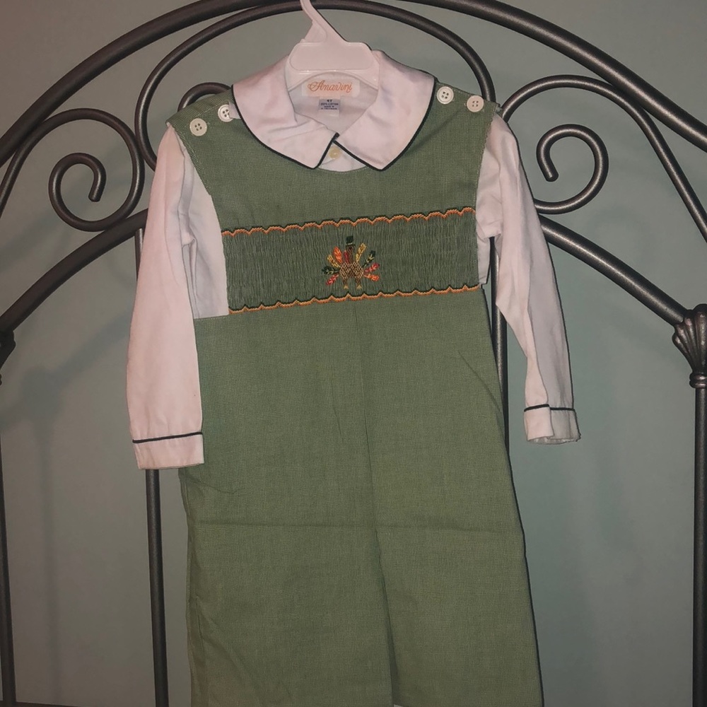 4T Little Boy Thanksgiving Jumper